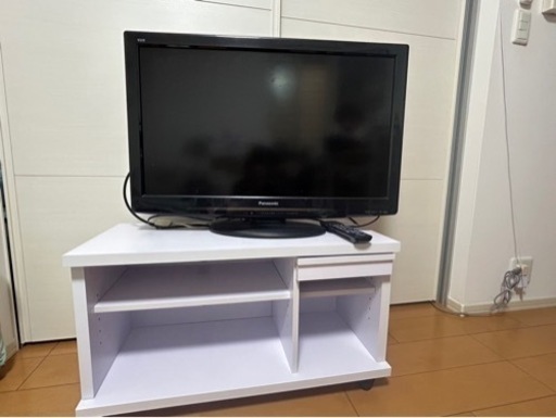 32型録画機能内蔵テレビ　テレビ台セット