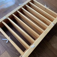 木製ベビーサークルの画像