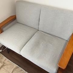 【6/7,8のお引き取り限定】家具 ソファ 2人掛けソファ