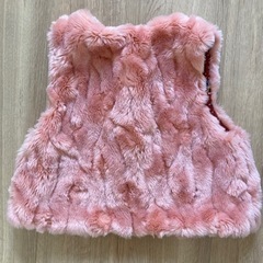 ※値下げしました※【状態良】TINKERBELL子ども用モコモコベストの画像