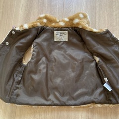 ※値下げしました※【状態良】OLIVEdesOLIVE 女の子用モコモコベストの画像