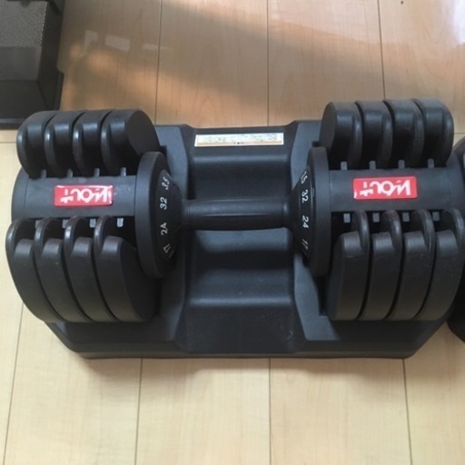 可変式ダンベル32kg×2 　インクラインベンチ