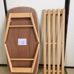 折れ脚センターテーブルの画像