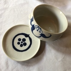 166.梅の蓋物　5客セットの画像