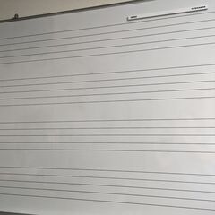 【音楽五線白板 指導用ディスプレイボード】中古