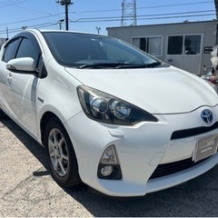【支払総額25万円】人気車種アクアお買い得ハイブリッド車両！車検付き♩フルセグTV Bluetooth 機関良好 内外装良好 エアコンバッチリの画像