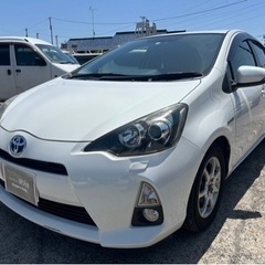 【支払総額25万円】人気車種アクアお買い得ハイブリッド車両！車検...