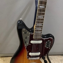 【美品】Squier ジャガー JAGUAR スクワイア スクワイヤー 専用ケース付属　ギターの画像
