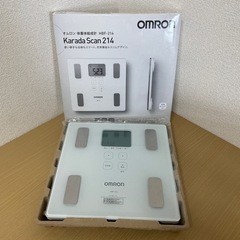 オムロン 体重体組成計 HBF-214  ホワイト