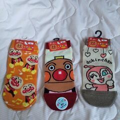アンパンマン靴下(未使用)の画像