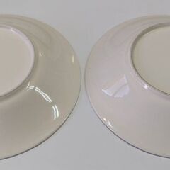 ☆お皿　スープ皿　花ポイント　２枚　サイズ：約21.5ｃｍ　中古品　の画像