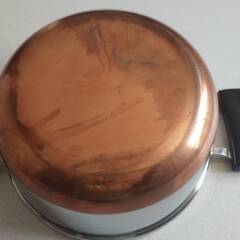 【未使用】 鍋　野ばら　ステンレス 調理器具　昭和レトロ　岡崎市からの画像