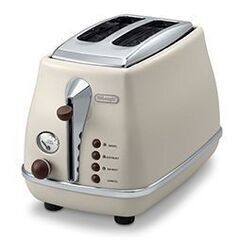 ?未使用品?ポップアップトースター DeLonghi デロンギ?CTOV2003J-BG アイコナ・ヴィンテージ?2396