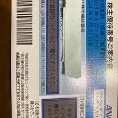 ANA株主優待券