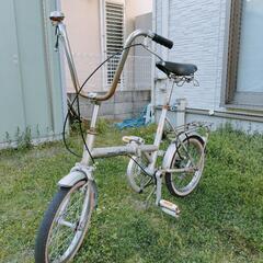 折りたたみ自転車　昭和レトロの画像