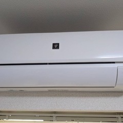 美品シャープ　エアコン　プラズマクラスター　室外機　AY N22DM家電 季節、空調家電 エアコンの画像