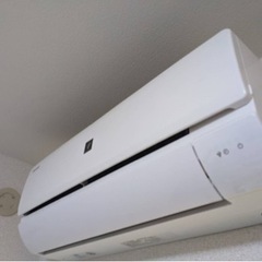 美品シャープ　エアコン　プラズマクラスター　室外機　AY N22DM家電 季節、空調家電 エアコンの画像