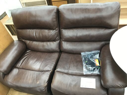 ★ジモティ割あり★  電動リクライニングソファー 茶 クリーニング済み KJ5044