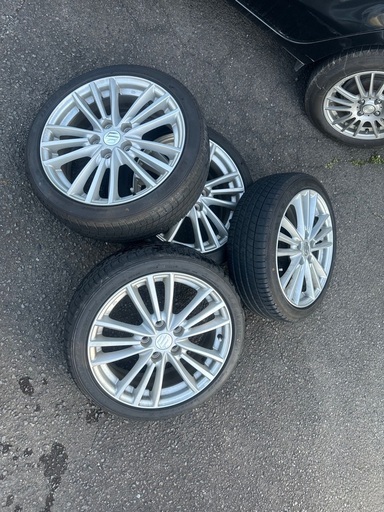 スズキ SWIF スノータイヤとサマータイヤの2本セット スノータイヤサイズ-175/65/R15 サマータイヤサイズ-195/45/17