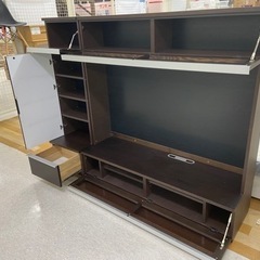 【トレファク　ラパーク岸和田店】テレビボード　扉　引き出し付き　ナチュラル トレファク ラパーク岸和田店】ガラス扉付テレビボードが入荷しました
