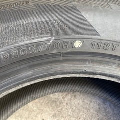 504-3)工賃込み！1本のみ！265/70R17 113T ヨコハマジオランダーA/T GO15 未使用10分山の画像