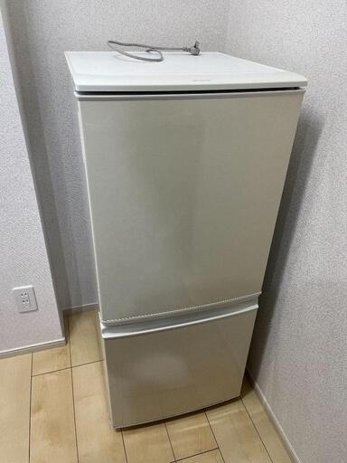 シャープ 　冷蔵庫　 SJ-14Y-W [冷蔵庫 （137L・つけかえどっちもドア） 2ドア ホワイト系]