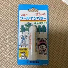 決まりました！鼻スースー　クールインヘラー