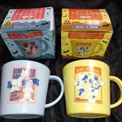 【新品 ディズニーティーコップ】2点セット！