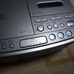 ｓｏｎｙ　ポータブルｃｄカセットプレイヤー　の画像