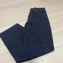 メンズ　ワイドジーンズ