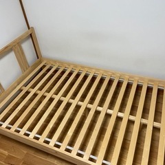 【お礼として2千円お渡しします】家具 IKEA セミダブルベッド...