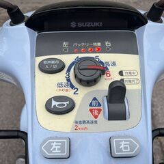 シニアカー／セニアカー 動作確認済 バッテリー新品交換済、前後バスケット、音声案内付き　の画像