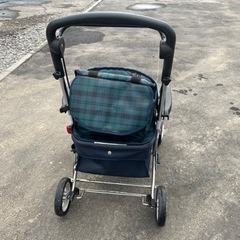 幸和製作所 シルバーカー TacaoF テイコフ 301 ウォーキング ステッキ 杖立て付 耐荷重80Kg 折りたたみ可 中古品 ③の画像