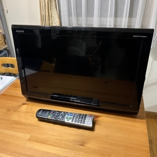 20インチ液晶テレビ　シャープAQUOS