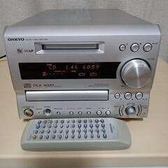 ONKYO オンキョ― CD.MDコンポ　FR-9GX