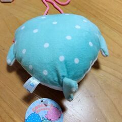 【新品】ジンベエザメ ポーチ ポシェット 緑の画像