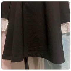 シスター風 ミニ ワンピース 白黒 モノトーン ゴスロリ 夢可愛いの画像