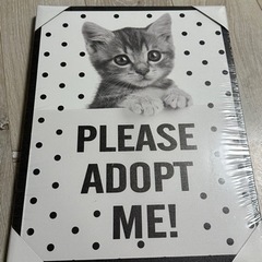 【新品】猫　壁掛けアートの画像