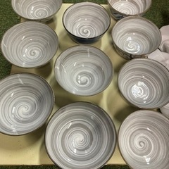 幸陶苑　幸泉作　飯碗汁碗　5柄碗揃の画像