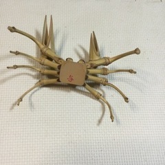 竹細工のカニの画像