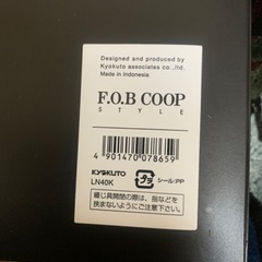 美品☆F.O.B COOP A4サイズ　バインダー　　5冊での価格。
1冊ずつ販売の画像