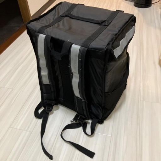 ロゴ無しデリバリーバッグ一式セット、Uber eats、ウーバーイーツ、配達バッグ