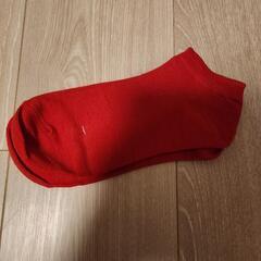【未使用品】くるぶしソックス(赤)*複数部も取引可の画像