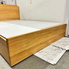 17575 NITORI 引き出し付ダブルベッドフレーム ◇大阪市内・東大阪市他