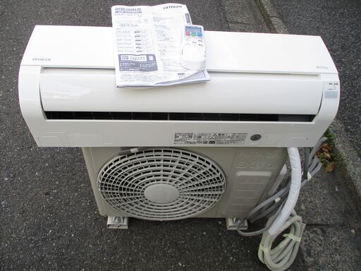 ☆日立HITACHI RAS-AJ22K 白くまくん 冷暖房ルームエアコン◆イオンミスト運転機能搭載