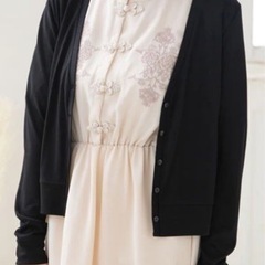 【美品】カーディガン　黒　Ｍ