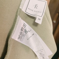 麻調スキッパーサック ワンピースの画像