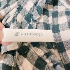 チェック ロングワンピース レディースの画像