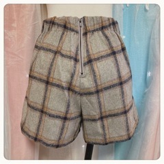 ꒰misty woman꒱未使用タータンチェック ハイウエスト ショートパンツの画像