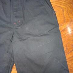 【新品未使用】 BAY-LEAF VINTAGE　黒綿パンツ◆TOPVALE　V首白肌シャツ　各１枚◆両方LLサイズ◆訳ありの画像
